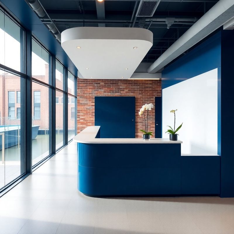 Rustige receptie van het kantoor van Bakker Atelier in Utrecht